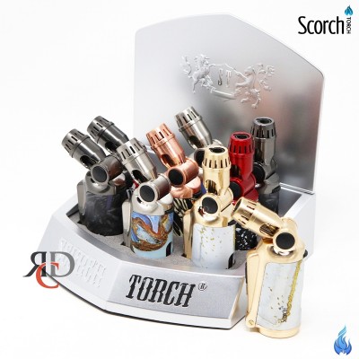SCORCH TORCH ADJUSTABLE NOZZLE W/ TRIGGER LOCK - STDS196 9CT/ DISPLAY